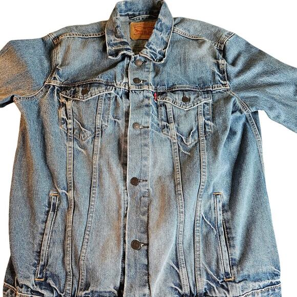 Men's Levi Trucker Denim, Size XL, Long Sleeve, 72334 - Picture 1 of 12